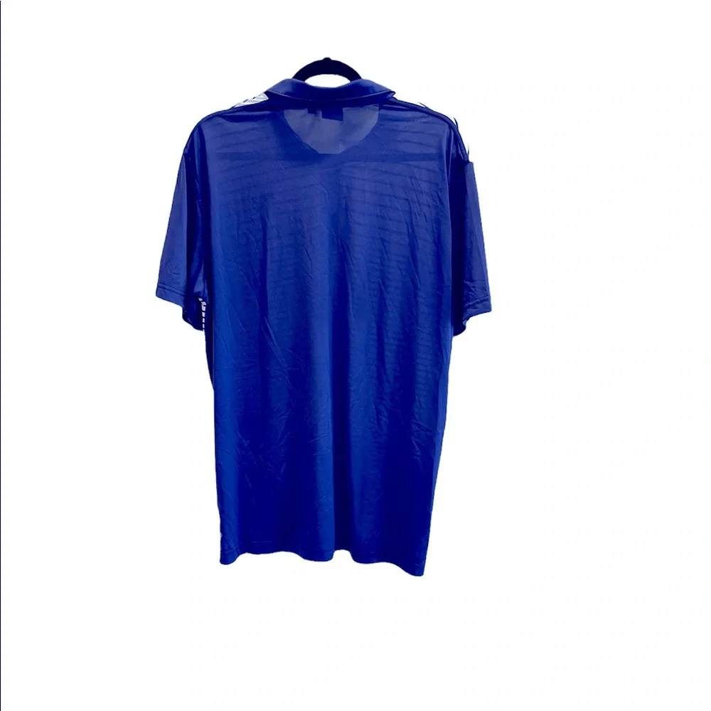 Mens Puma Dry Cell purple/blue shirt and white golf polo - Picture 3 of 7